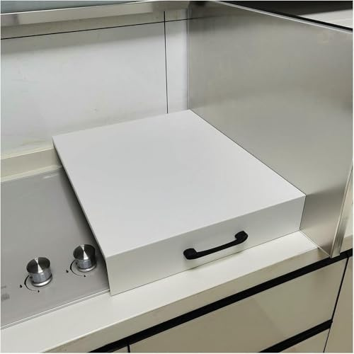 Tagliere resistente al calore per stufe a gas ed elettriche, copertura superiore multiuso con manici e piedini antiscivolo, organizer da cucina per cucinare e preparare i pasti