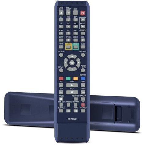 Snrigw SE-R0342 Replacement Remote Control for TOSHIBA DVD Recorder | DVR20KB DVR19DTKB DVR19DTKB2, No Setup Required, Sensitive, Fully Functional, Batteries not included