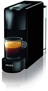 Nespresso Krups Essenza Mini - Cafetera monodosis de cápsulas (Reacondicionado), 0.6L, (Negro)