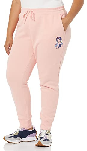 Amazon Essentials Disney | Marvel | Star Wars Women's French Terry Fleece Jogger Sweatpants, Snow White, Medium