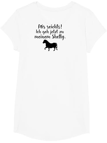 Shetty Shetland Pony Reiter Damen Mädchen T-Shirt