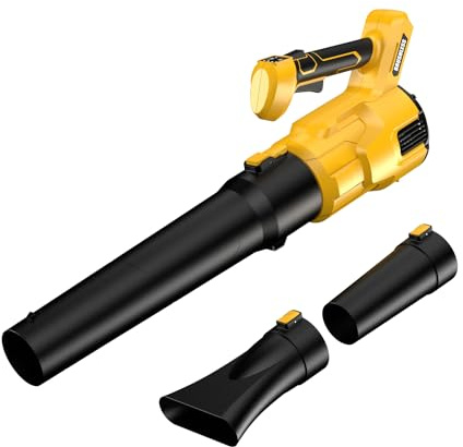 Trådlös lövblås för Dewalt 20 V max batteri 450 CFM elektrisk lövblås sladdlös, variabel hastighet, turboläge, lövblås batteridriven för gräsmatta, uteplats (endast verktyg)