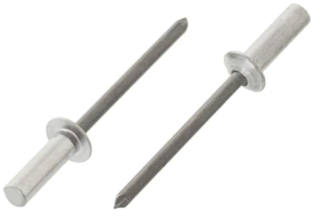 4.8mm x 16mm Aluminum-Steel Sealed Blind Pop Rivets Dome Head Alu/St ISO 15973 (Pack of 20) - B08C 4.8x16_20