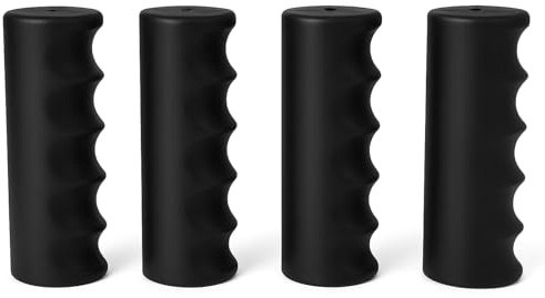 Vixzoid 4 STK rutschfest Schubkarrengriffe | Innendurchmesser 30mm | Länge 12cm für Sackkarre Schubkarre