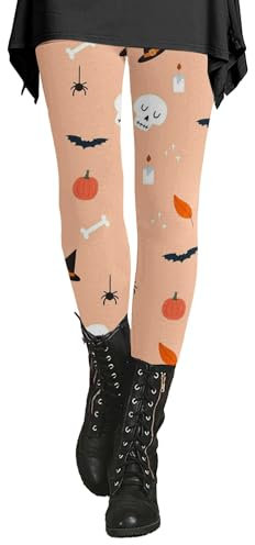 Damen-Leggings für Weihnachten, elastische Hose, Thermo-Leggings, Urlaub, lässig, Komfort, Halloween, bedruckte Leggings, Workout, Sporthose, Schwangerschaftsleggings für Frauen, rose, 4XL