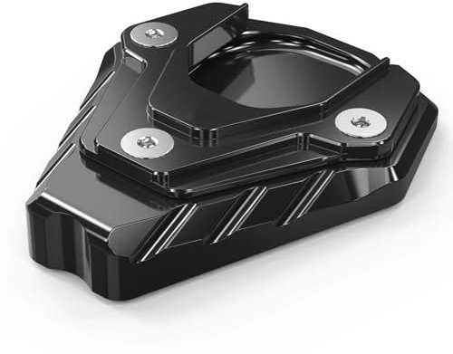 VQLDPX Motorrad-Seitenständerfuß-Seitenständer-Verlängerungspolster Für Suzuki DRZ400SM DRZ 400SM DRZ 400 SM 2005-2024 Motorradständer Platte Verbreiterung(Schwarz)