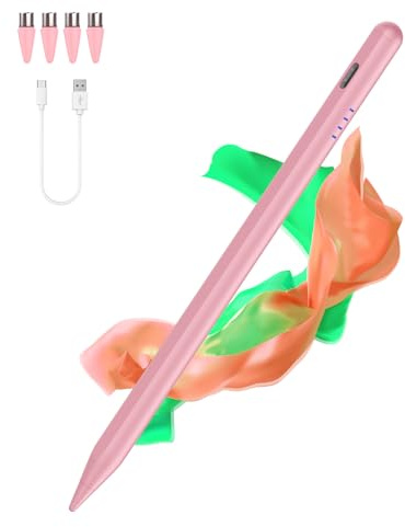 Stylus Pen for Android,A11+/A9+ Pencil Power Display Tablet Pen-Pink | Rechargable Touch Screen Pen for Samsung/Nintendo Switch/Huawei/Lenovo/Mi/Vivo/Poco X8 Pro/Max and Other Android Tablet/Phone