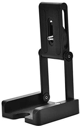 Z Type Tilt Flexible Folding Tripod Head with Quick Release Plate for DSLR Cameras, Lightweight and Portable, Adjustable Angle with 1/4 & 3/8 Mounting Screws