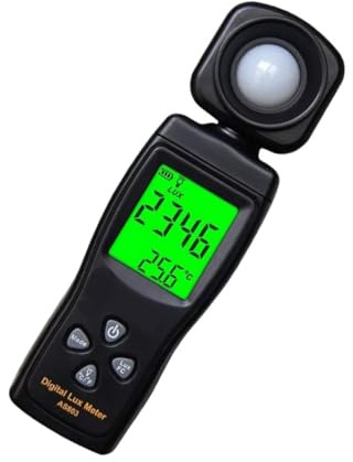 EPIGEIST Misuratore Luce Digitale Portatile ad Precisione con Stabile Indicatore Batteria Bassa per Agricoltura e