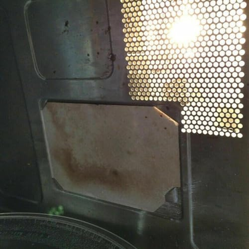 babominimer Usual - Set di 10 piastre di copertura in mica per forno a microonde, 12 x 10 cm, resistenti al calore, per la protezione delle fessure della guida d'onda, pezzi di ricambio