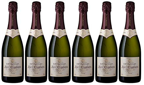 Lot de 6 Bouteilles de Champagne PRESTIGE Demi-Sec - Joël CLOSSON® - DIRECT PRODUCTEUR