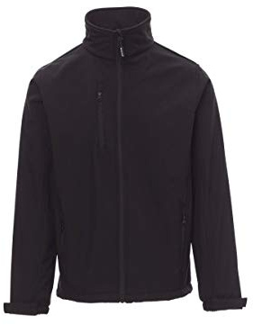 Payper DUBLIN Giacca uomo da lavoro 100% poliestere Soft Shell manica raglan chiusura zip tasche esterne Rosso