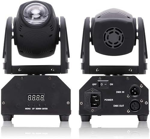 UKing Mini RGBW LED Beam Lyre LED d-mx 11/13 CH Spot Lumière Disco Lumière Effets de Lumière Contrôlés par la Musique pour DJ Disco Party Club Bar Scène