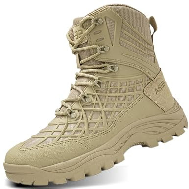 IYVW AS33 707 Bergschuhe Bergstiefel Bundeswehr Wanderhalbschuhe Wüstengelb 42EU