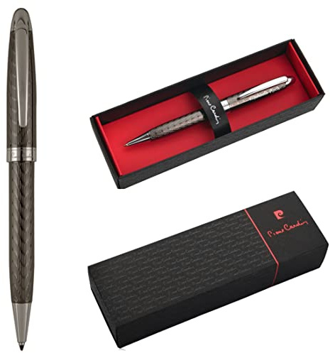 Pierre Cardin® OLIVIER Kugelschreiber mit Gravur | Premium Stift Etui | blaue Mine | edel | personalisiertes Geschenk | Namen | graviert | Jahrestag | Geburtstag
