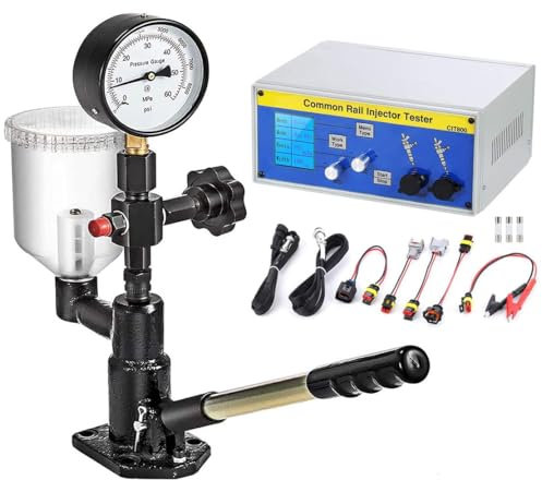 CYMYYDS CIT800 Common-Rail-Injektor-Tester-Kit, Diesel-Einspritzdüsen-Tester + S60H-Injektor-Validator, Diesel-Injektor-Antriebskraftstoff-Reparaturwerkzeug für elektromagnetische Einspritzer