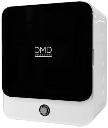 DMD Collective – 3kg Mini Vented Tumble Dryer, 830W Compact Laundry Dyer with 5 Drying Modes, Stainless Steel Tub & Overheat Protection, 180min Timer Countertop/Wall Mounted