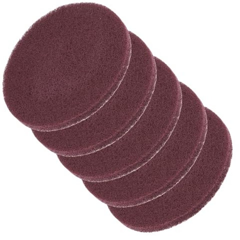 CoCud Drill Brush Power Scouring Pads, 5 Inch 122mm 400 Grit, Tub and Tile Cleaner Household Cleaning Tool - (Applications: for Bathtubs Toilets Window), 5 Pieces