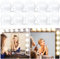 daphomeu LED Espejo Luz 3 Colores, Luz de Maquillaje Regulable, Lámpara de Tocador, Regalo de Cumpleaños para Mujeres, Lámpara de Espejo para Espejo Cosmético, Espejo de Baño