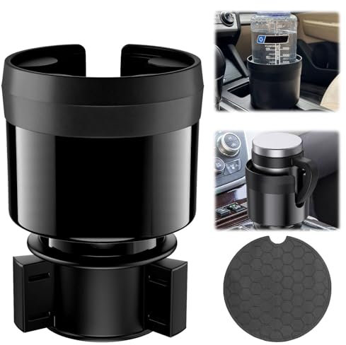 agctrler Auto Getränkehalter, Becherhalter Auto mit Verstellbarer Basis, Flaschenhalter Auto kompatibel mit Stanley 0,4-1,2 L, andere große Flaschen in 0,5-1,4 L (7,1-10,5 cm)