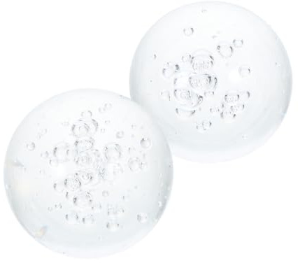 OFFSCH Kristallglas Kugel Für Zimmerbrunnen Dekorative Blasenkugel Für Feng Shui Glasball Für Indoor Wasserspiele Und Heimdekoration