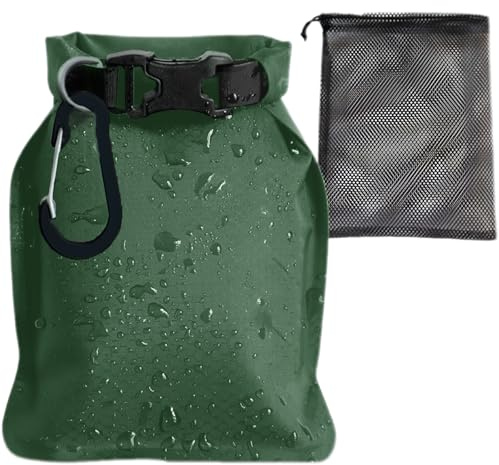 Travel Soap Bag, Quick Dry Soap Bar Case with Lathering Mesh Pouch and Hook Clip, Waterproof Leakproof Travel Soap Case Box for Camping, Outdoor, Business Trips, Shower Toiletries (Green)