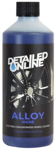 DetailedOnline ACID ALLOY WHEEL CLEANER ALUMINIUM CLEANER BRAKE REMOVER 1000ml 1Litre 10:1