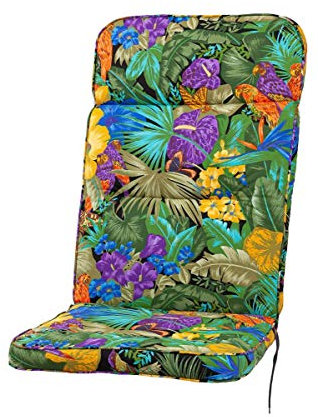 KETTtex 8194 Auflage Hochlehner Kreta extrahoch Papagei 123x50x9 cm Sitzpolster