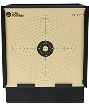 OpTacs - Kugelfangkasten Maxi 14,7 x 17 cm - Zielscheibe Luftgewehr, für 14x14 Zielscheiben für Luftpistole und Softair