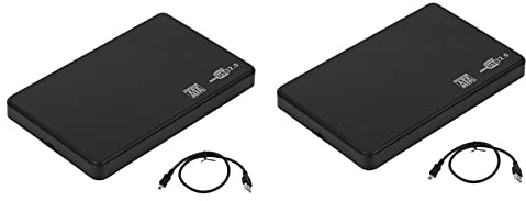 Pavewood 2X, 2.5 Pouces Boitier Disque Dur USB Sata vers Disque Dur USB 2.0 Disque Dur Externe SATA Boîtier Disque Dur Externe avec Câble USB