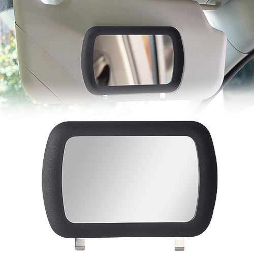 Car Vanity Mirror, 16.7 X 11cm Sun Visor Makeup Mirror, No Tools Required, Suitable for Car Interior, Backrest, Bathroom, Bedroom