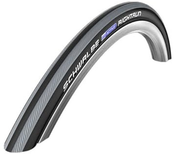 Schwalbe Carrera Derecha Neumático de Bicicleta, Unisex Adulto, Negro, 24x1.00