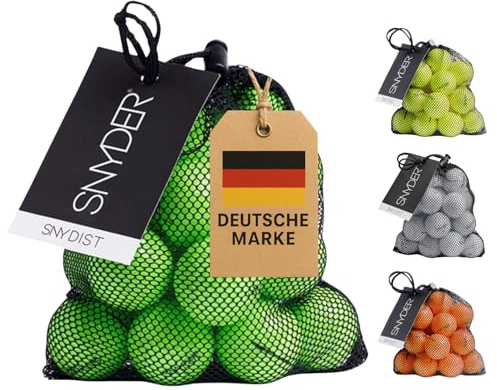 SNYDER SNY DIST Golfbälle | 20 Stück im praktischen Ballnetz