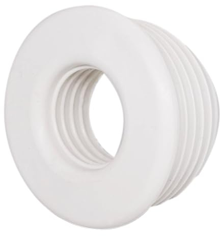 SKIR'CO (5 Stück) Weiß 56x32mm Gummimanschette für Abflussrohr Rohrgummi Verbinder Rohradapter Gummi Reduzierstück
