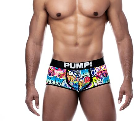 Pump! Drip Access Men's Access Trunks|Backless Trunk Underwear with Supportive Fit|Breathable Design|Premium Fabrics and Comfortable Waistband