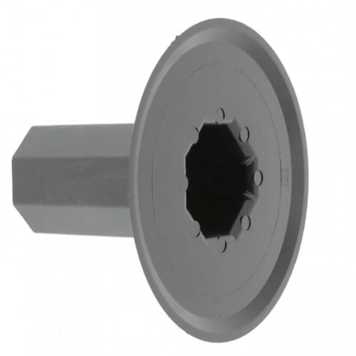 cyclingcolors Flasque de guidage coulissant Ø122mm pour tube octogonal de 40mm Volet roulant Store Tablier Fenêtre Enroulement Déroulement