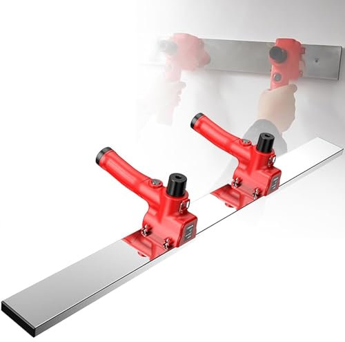 DPQYJPP Vibrante massetto calcestruzzo, Raschietto Elettrico calcestruzzo, Motore Vibrante Finitura Cemento 100 cm 12000 Giri/min, Strumento Vibrante per Finitura in calcestruzzo per massetto