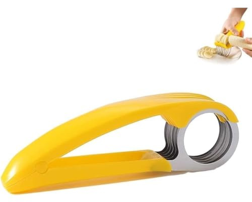 Food Manual Slicer, Stainless Steel Food Slicer, Banana Strawberry Cucumber Carrot Egg Vegetable Fruit Multifunctional Slicer, Handheld Portable Small Food Slicer Kitchen Utensils