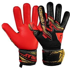 Reusch Torwarthandschuhe Unisex Erwachsene | starker Grip, sicherer Halt, Komfort & Kontrolle | atmungsaktiv & robust | für Training & Spiel | Rasen & Kunstrasen | Größe 7-11 | Attrakt Silver