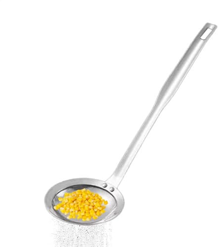 Cuchara perforada, cuchara perforada para cocinar - Cuchara ranurada Cuchara de acero inoxidable - Cuchara de chull, accesorios de cocina, cuchara de cocina, herramientas para mezclar y descargar