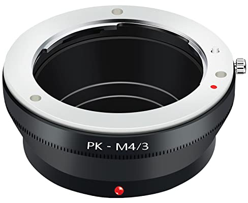Reinscer Bague d'adaptation Pk / 3 pour objectif Pk pour Mini 4/3 M43 Boîtier d'appareil photo pour -D E-M5 E-Pm2 E-Pl5 Gx1 Gx7 Gf5 G5 G3