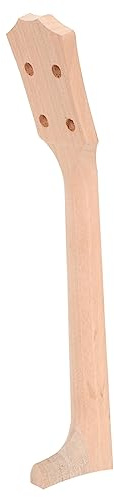 Ukulele Hals Handgefertigt Selbstgemacht Holzhalsrohling | Konzert Ukulele, Leichtes Teil zum Zusammenbauen, für Zuhause und Handarbeit