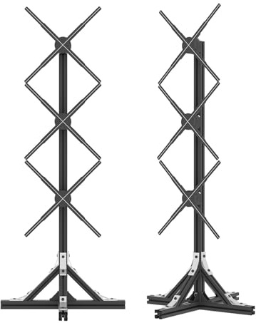 3 * 50CM 3D Hologram Fan, Display Stand for Attrezzature Pubblicitarie Schermo Proiettore Olografico 3D for Cartelli for Negozi, Bar Esposizione pubblicitaria del festival