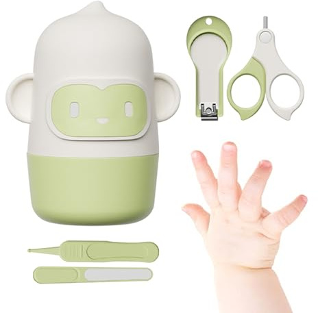 Nava per bambini, set per unghie per bambini,Cura delle unghie del bambino - La taglierina professionale deve avere forbici di sicurezza per bambini per bambini per bambini, viaggi di igiene della