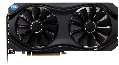 SIMPLETEK - 16 GB GDDR6 professionelle GDDR6 Grafikkarte, 100 mm Dual-Lüfter, 3× DisplayPort 2.0 + HDMI 2.0, PCIe 4.0 x16 Schnittstelle, kompaktes Dual-Slot-Design