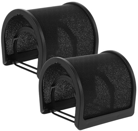YARNOW 2pcs U-shaped Metal Mesh Pop Filter Microphone Shield Double Layers for Recording Streaming Condenser Mic Cover Windscreen
