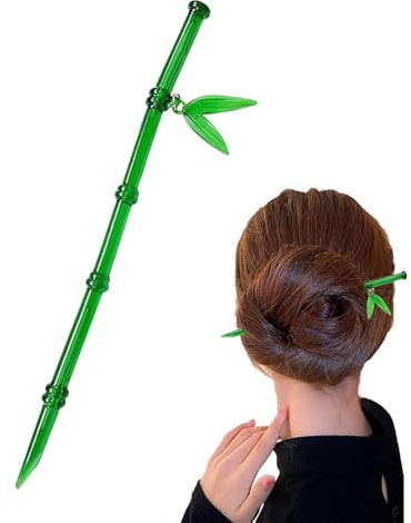 Baguettes à en bambou – Bâtons à chinois de 18 cm, épingles à décoratives en résine | Épingle à élégante pour femmes, usage quotidien, cérémonie du thé, Banquet, access