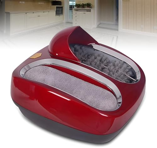 Máquina limpiadora automática de zapatos, dispositivo de limpieza de suela de inducción con sensor para una limpieza eficiente sin polvo en casa, talleres, hoteles, aeropuertos