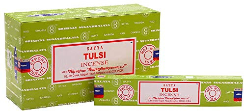 B/12 Tulsi Incense Sticks by Satya (12/50)