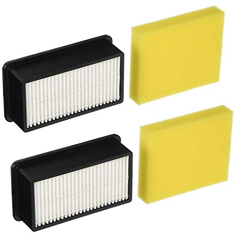 Lemige 2 + 2 Pack 1008 Vacuum Filters for Bissell CleanView 1819, 1822, 1825, 1831, 1330, 1332，9595A Vacuums Replacement Filters Kit, Compare to Part # 2032663 & 1601502